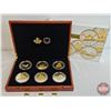 Image 1 : RCM Canada 2015 Fine Silver Coins : BIG COIN SERIES : Six-Coin Set ~ 5-Cent Coin (COA #0162) ~ 10-Ce