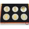 Image 9 : RCM Canada 2015 Fine Silver Coins : BIG COIN SERIES : Six-Coin Set ~ 5-Cent Coin (COA #0162) ~ 10-Ce