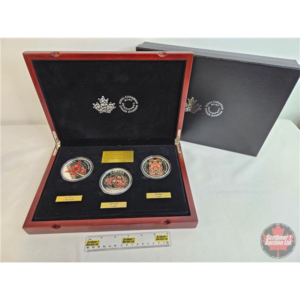 RCM Canada 2016 : $50 Fine Silver Three-Coin Set : Mythical Realms of the Haida Series ~ The Orca (C