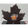 Image 2 : RCM Canada 2016 : $20 Fine Silver Coin : Canada's Colourful Maple Leaf (COA #04456) (99.99%) (GST Ex