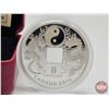 Image 2 : RCM Canada 2016 : $8 Fine Silver Coin : Tiger and Dragon Yin and Yang (COA #0167) (99.99%) (GST Exem