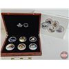 Image 1 : RCM Canada 2016 Fine Silver Coins : BIG COIN SERIES : Six-Coin Set ~ 5-Cent Coin (COA #0130) ~ 10-Ce