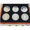 Image 9 : RCM Canada 2016 Fine Silver Coins : BIG COIN SERIES : Six-Coin Set ~ 5-Cent Coin (COA #0130) ~ 10-Ce