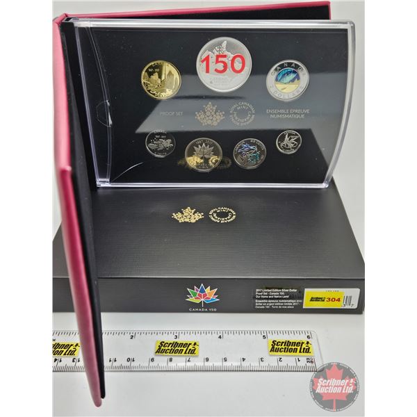 RCM Canada 2017 : Limited Edition Silver Dollar Proof Set : Canada 150 : Our Home and Native Land (D
