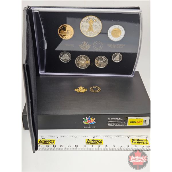 RCM Canada 2017 Fine Silver Proof Set : 150th Anniversary of Canadian Confederation (99.99%) (GST Ex