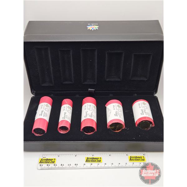 RCM Canada 2017 Special Wrap Roll Set : Classic Canadian Coins (COA #03493) Five-Roll Set  ~ $2 Pola