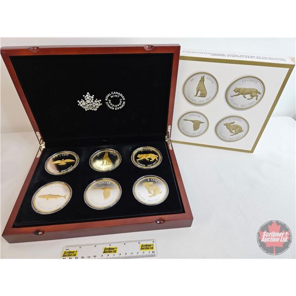 RCM Canada 2017 Fine Silver Coins : BIG COIN SERIES : Six-Coin Set : Alex Colville Designs ~ 1-Cent