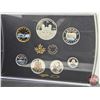 Image 2 : RCM Canada 2018 Fine Silver Colourised Seven-Coin Set : Classic Canadian Coins (COA) (99.99%) (GST E