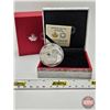 Image 1 : RCM Canada 2018 Lunar Lotus $15 Fine Silver Coin: Year of the Dog (COA #09031) (99.99%) (GST Exempt)