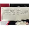 Image 4 : RCM Canada 2018 Lunar Lotus $15 Fine Silver Coin: Year of the Dog (COA #09031) (99.99%) (GST Exempt)