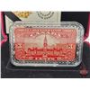 Image 2 : RCM Canada 2018 : $20 Fine Silver Coin : Canada's Historical Stamps : Parliament Building 1927 Confe