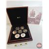 Image 1 : RCM Canada 2018 Fine Silver Coins : BIG COIN SERIES : Seven-Coin Set  ~ 1-Cent Coin (COA #0218) ~ 5-