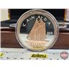 Image 5 : RCM Canada 2018 Fine Silver Coins : BIG COIN SERIES : Seven-Coin Set  ~ 1-Cent Coin (COA #0218) ~ 5-