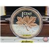 Image 6 : RCM Canada 2018 Fine Silver Coins : BIG COIN SERIES : Seven-Coin Set  ~ 1-Cent Coin (COA #0218) ~ 5-