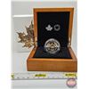 Image 1 : RCM Canada 2019 : $15 Fine Silver Coin : Golden Maple Leaf (COA #2193) (99.99%) (GST Exempt)