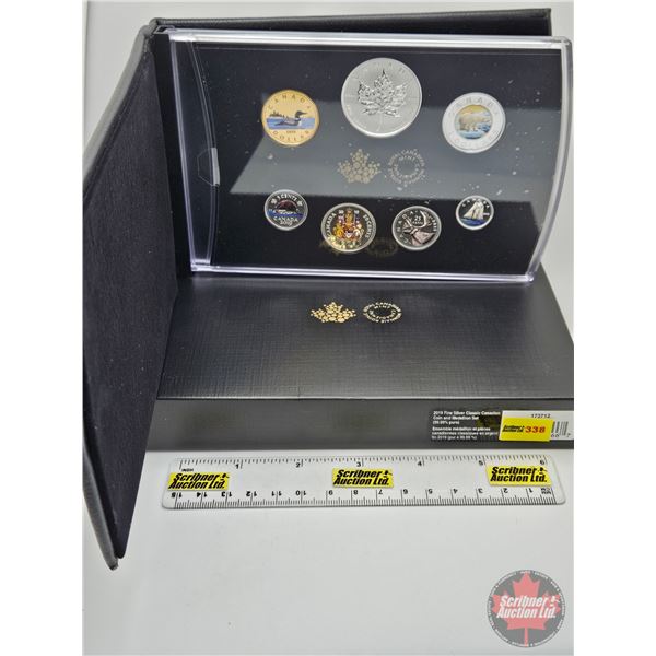 RCM Canada 2019 Fine Silver Classic Canadian Coin and Medallion Set (COA #3413) (99.99%) (GST Exempt