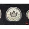 Image 4 : RCM Canada 2021 Fine Silver Maple Leaf Fractional 5-Coin Set : Our Arboreal Emblem (COA #1030) The c