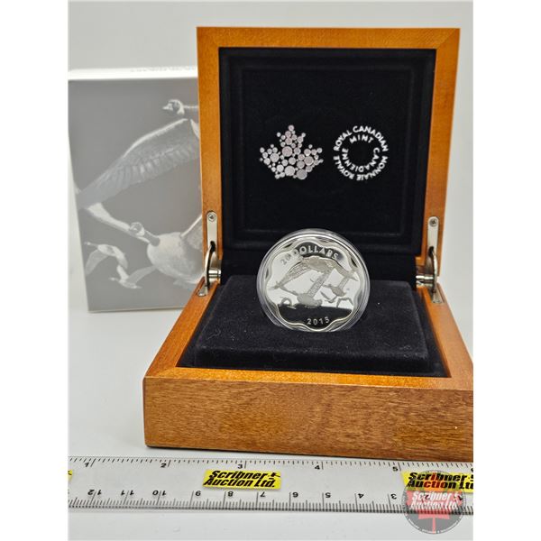 RCM Canada 2015 : $20 Fine Silver Coin : Master of the Sky : Canada Goose (COA #3816) (99.99%) (GST