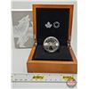 Image 1 : RCM Canada 2017 : $20 Fine Silver Coin : Master of the Land : The Timber Wolf (COA #1006) (99.99%) (