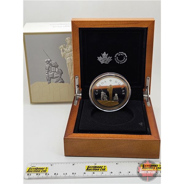 RCM Canada 2019 : $1 Fine Silver Coin : Renewed Silver Dollar : Peacekeeping (COA #0217) (99.99%) (G