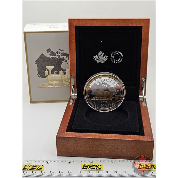 RCM Canada 2020 : $1 Fine Silver Coin : Renewed Silver Dollar : 140th Anniversary of the Trans-Canad