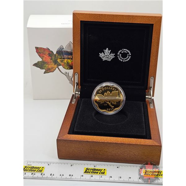 RCM Canada 2019 : $20 Fine Silver Coin : Iconic Maple Leaves (COA #2718) (99.99%) (GST EXEMPT)