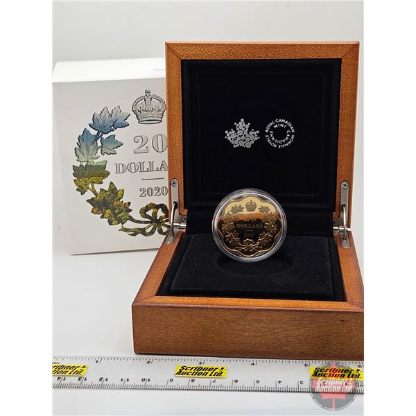 RCM Canada 2020 : $20 Fine Silver Coin : Iconic Maple Leaves (COA #0888) (99.99%) (GST EXEMPT)