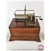 Image 10 : Phonograph : 1903 Pathe Dual Cylinder Player ; "Je Chante Haut Et Clair"