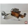 Image 2 : Phonograph : 1903 Pathe Dual Cylinder Player ; "Je Chante Haut Et Clair"