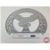 Image 2 : American Eagle Wall Plaque (Bell Topper) : Aluminum Cast (Measures : 19 -1/2"H x 24"W)