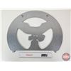Image 6 : American Eagle Wall Plaque (Bell Topper) : Aluminum Cast (Measures : 19 -1/2"H x 24"W)