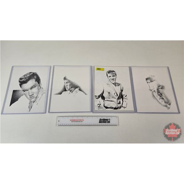 Elvis Prints (4) : By Betty Harper  (All 8x10)