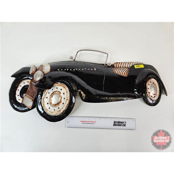Wall Mount Car (Tin) (15"H x 30"W x 5"D)