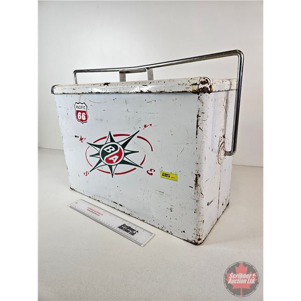 Vintage B/A Cooler (Metal) (17"H x 21"W x 9"D)