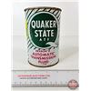 Image 2 : Oil Can : Quaker State ATF (Full) (6"H x 4"Dia)