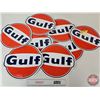 Image 1 : GULF Decals (8) (14"Dia)