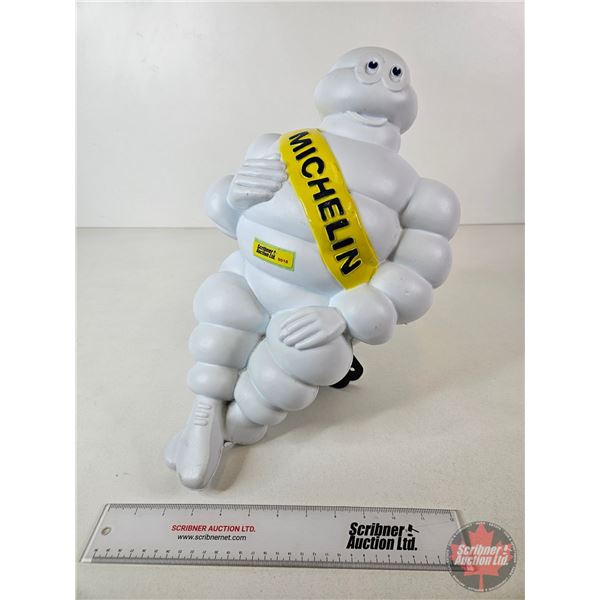 Michelin Man "BIBENDUM" Advertising Display w/Mounting Bracket (c.1960s-1970s) (17-1/2"H x 11"W)