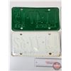 Image 5 : License Plates (4) : Alberta - 1965  - 1963 - 1967 - 1968 (All Measures : 6"H x 12"W)