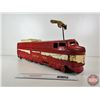 Image 1 : Ride-On Toy Train : Canadian Pacific (Tin) (Train Measures : 9"H x 6"W x 30"L)