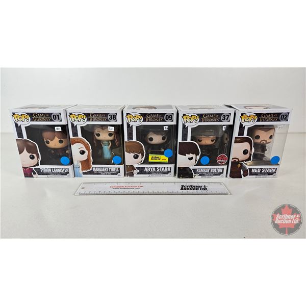 POP Vinyl Figure (5) : Game of Thrones - Arya Stark - Margaery Tyrell - Ned Stark - Tyrion Lannister