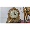 Image 3 : Mantle Horse Clock  (10-1/2"H x 17"W x 5"D)