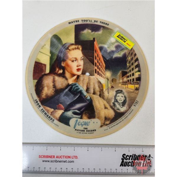 Vogue Picture Record : Maybe You'll Be There & What Am I Gonna Do About You By Joan Edwards (1940's)