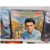 Image 5 : Elvis Record Albums (5) : Titles Incl. - Christmas Album - Roustabout - Love Letters From Elvis - El