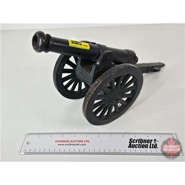 Cast Iron Cannon  (17"L)