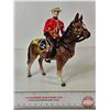 Image 1 : Porcelain Figure : Mountie on a Horse (7-1/4"H)