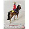 Image 3 : Porcelain Figure : Mountie on a Horse (7-1/4"H)