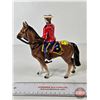 Image 5 : Porcelain Figure : Mountie on a Horse (7-1/4"H)