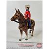 Image 6 : Porcelain Figure : Mountie on a Horse (7-1/4"H)