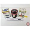 Image 1 : Cigar Tins (3) :  - Santa Fe - Marguerite - El Producto (Marguerite Measures : 5-1/4"H x 5"Dia)