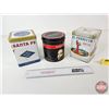 Image 4 : Cigar Tins (3) :  - Santa Fe - Marguerite - El Producto (Marguerite Measures : 5-1/4"H x 5"Dia)